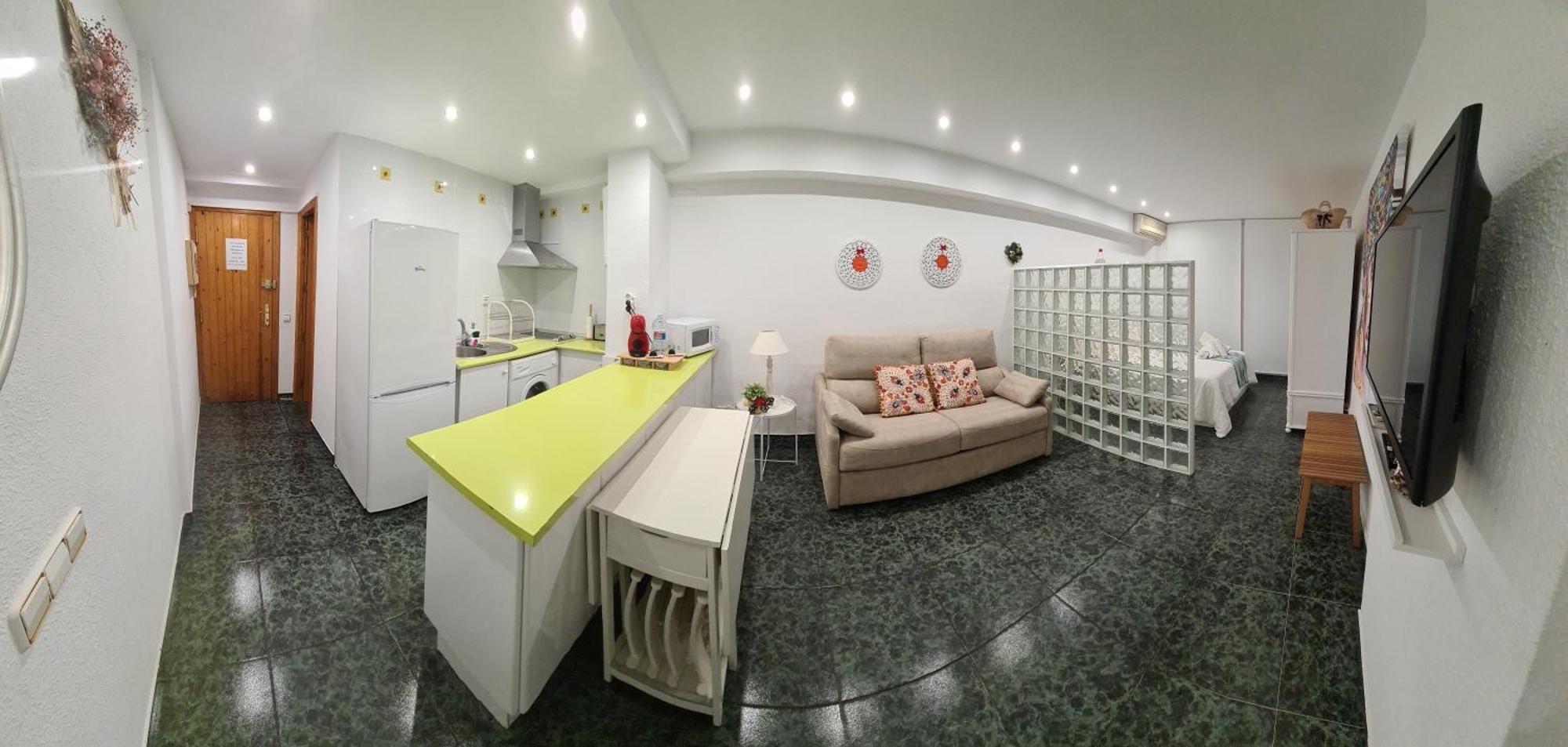 Apartamento Loft Primera Linea De Playa, Vistas Altas Mar Y Castillo Peniscola Exterior photo